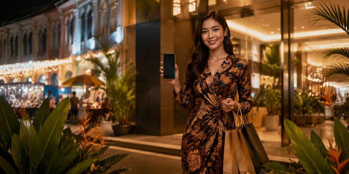 Pengguna Pulau Pinang menyemak dasar privasi platform 71950 menerusi telefon pintar